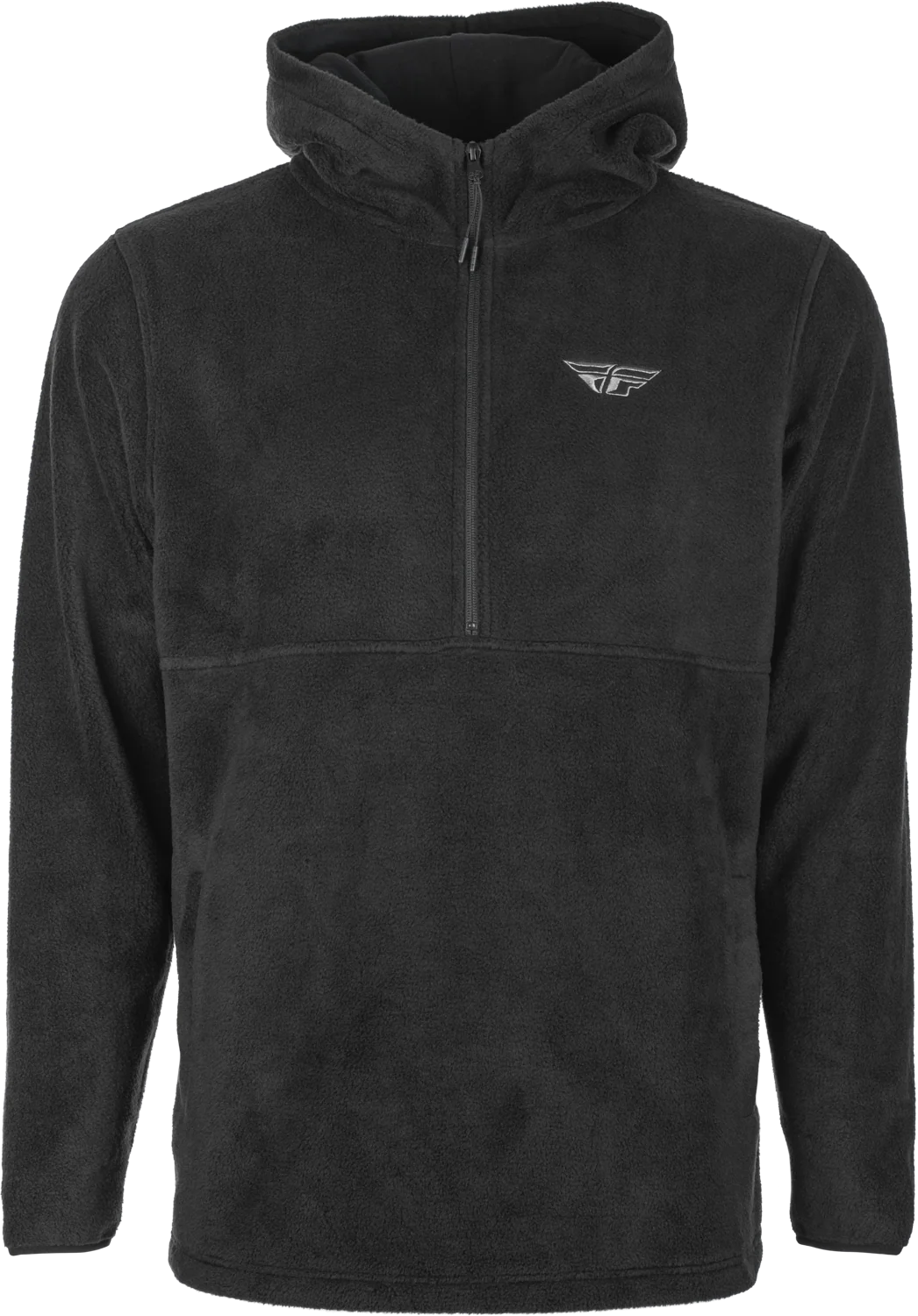 Fly Half Zip Pullover Hoodie Black 2x