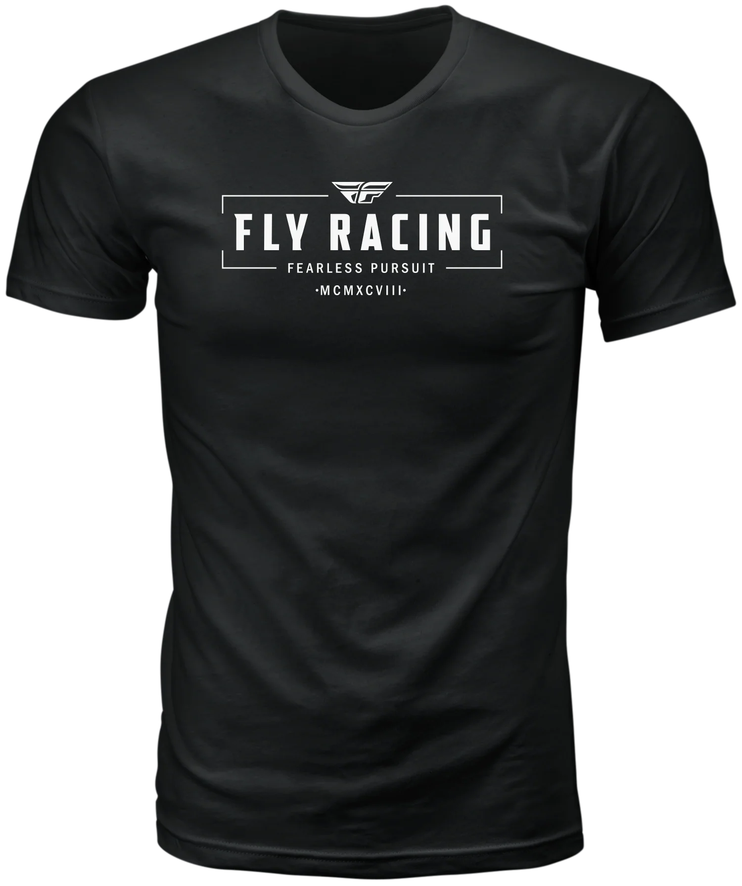 Fly Motto Tee Black Md