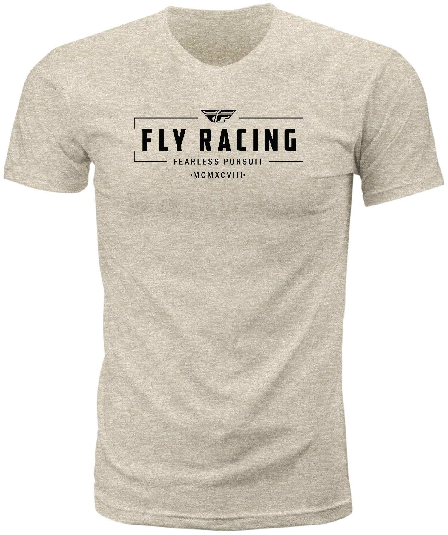 Fly Motto Tee Natural Sm