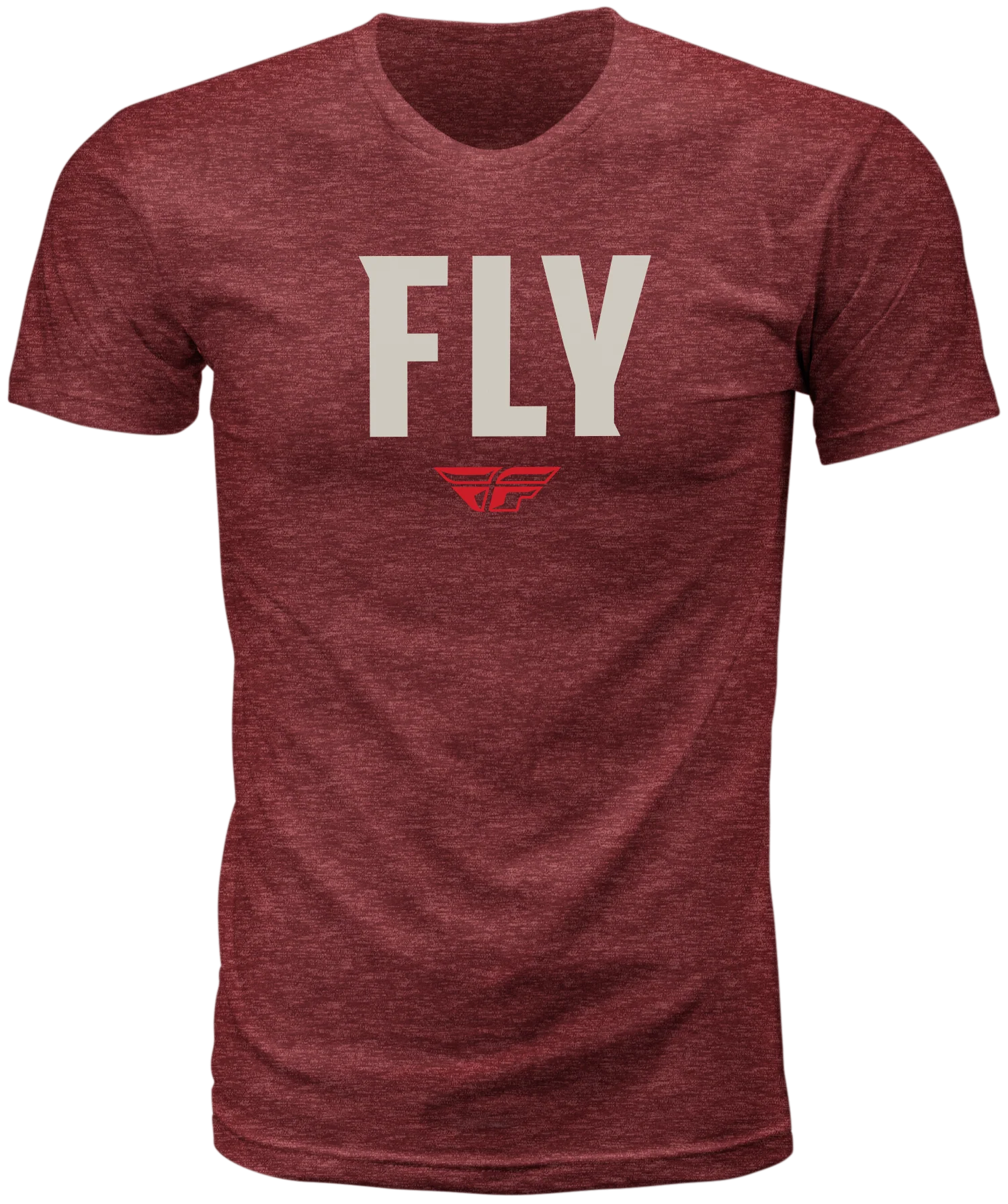 Fly Wfh Tee Red Heather Md
