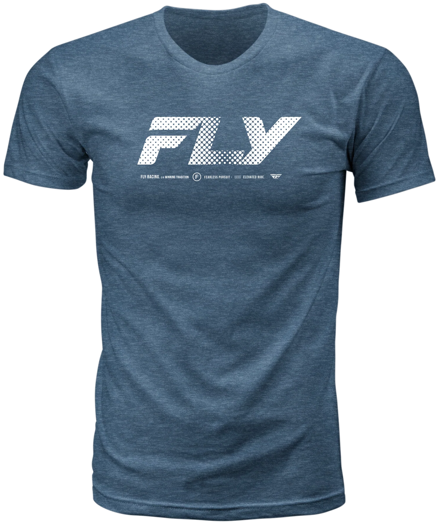 Fly Worldwide Tee Blue Sm