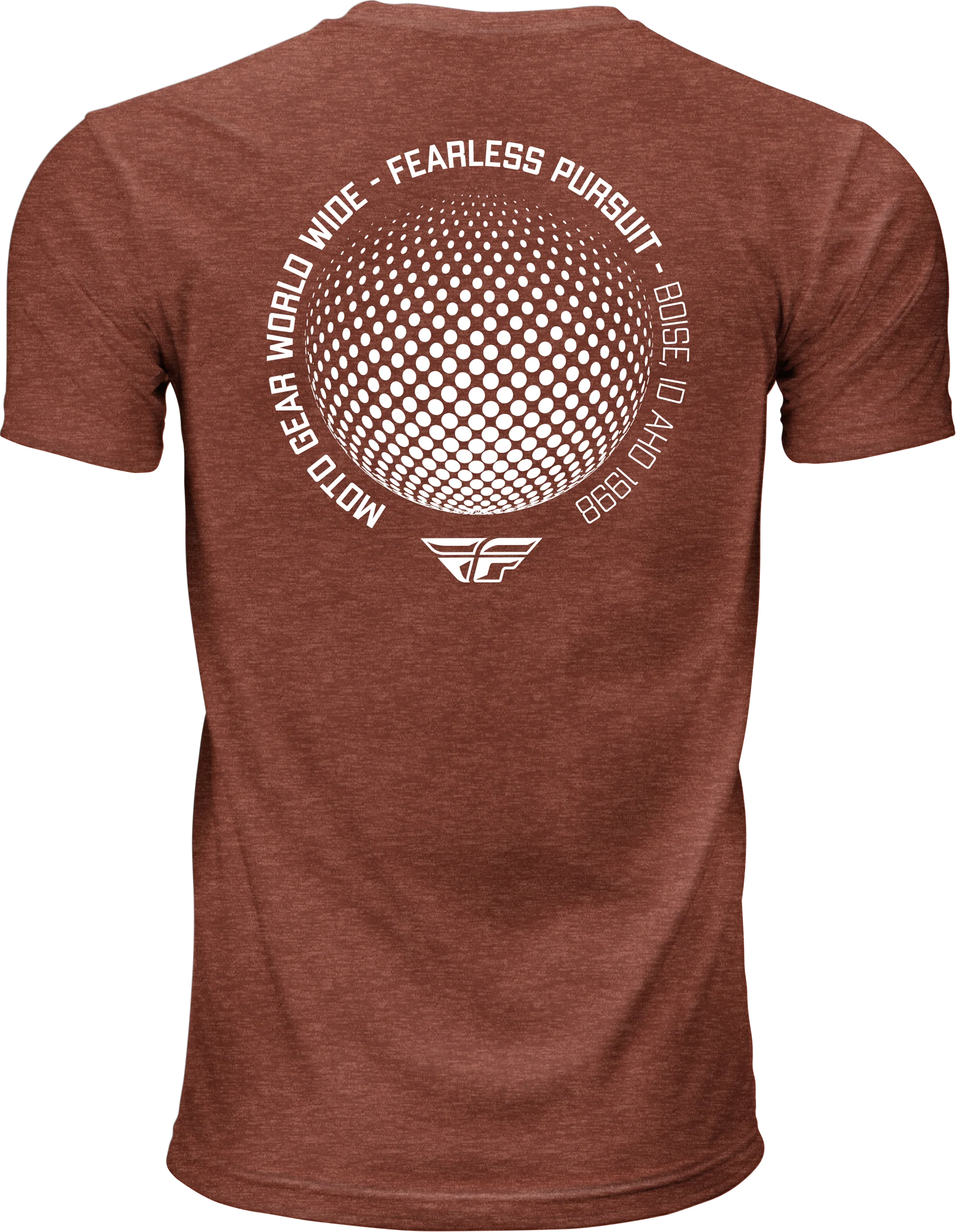 Fly Worldwide Tee Red Md - Image 2