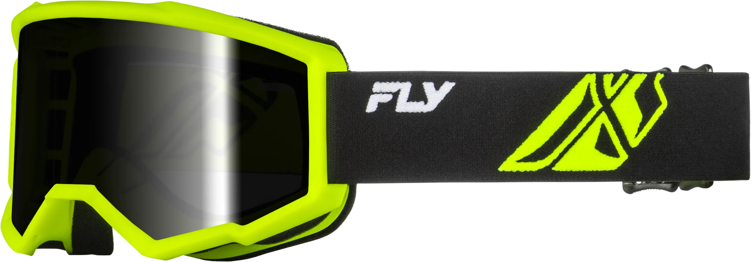 Fly Focus Goggle Black/Hi Vis W/Dark Smoke Hydrophoc Lens