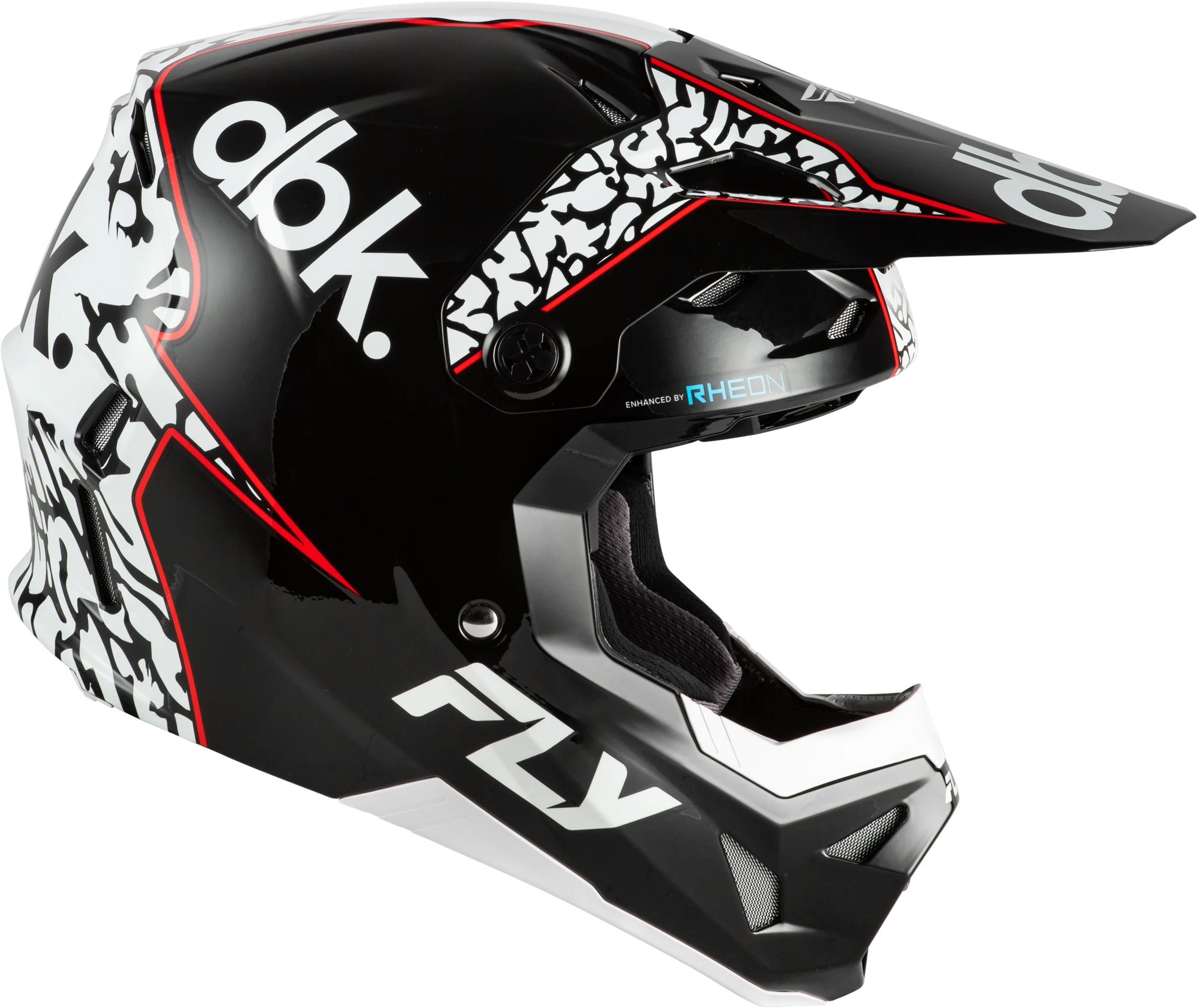 Formula Cp Dbk Helmet Black/White/Red Lg - Image 4