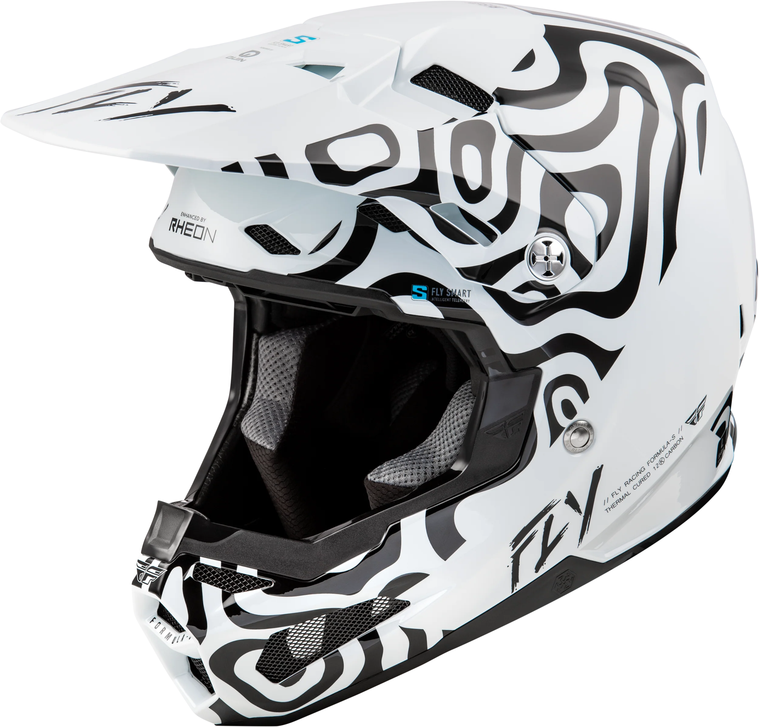 Formula S Carbon Abyss Helmet White/Black Md