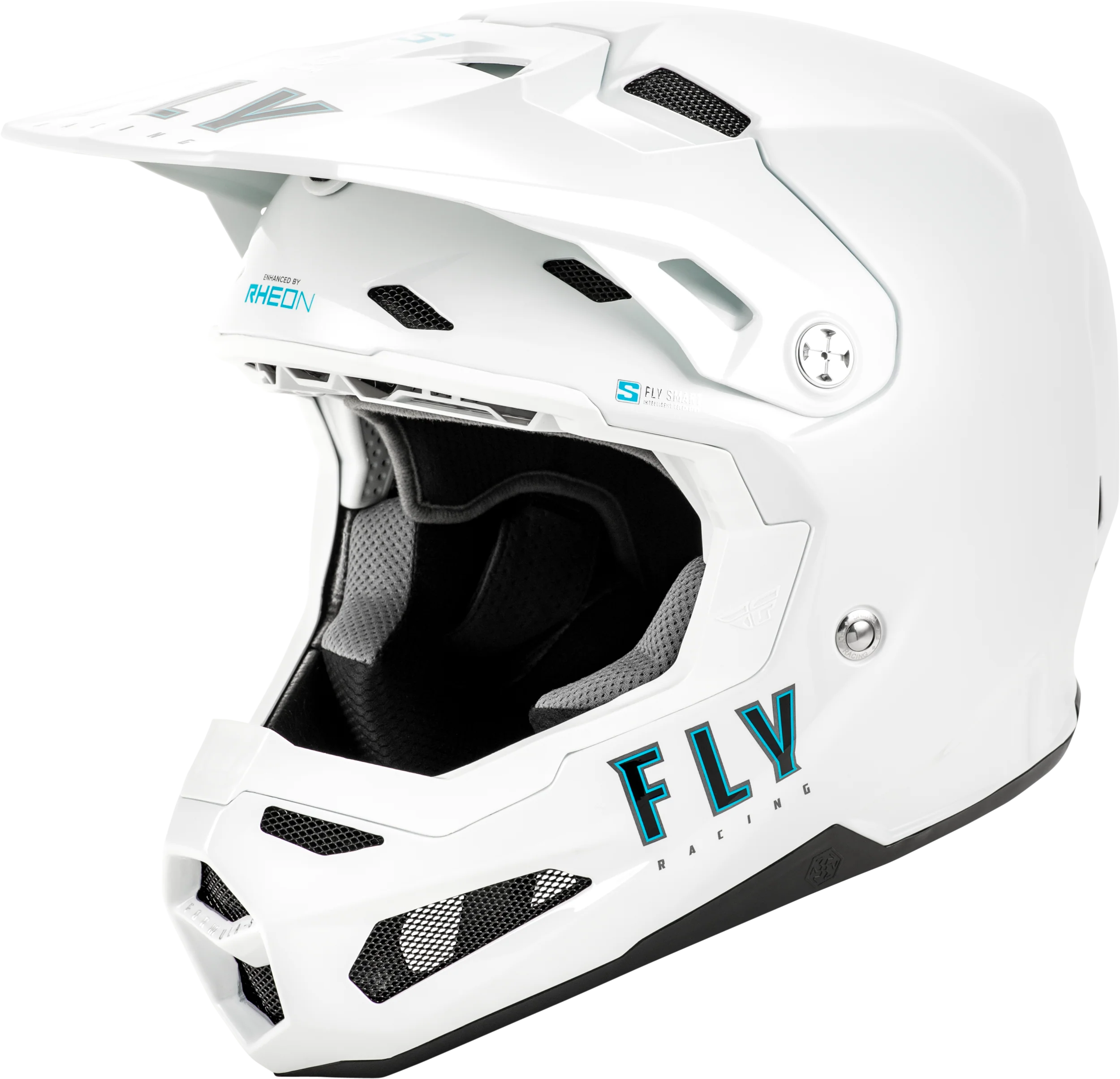 Formula S Carbon Solid Helmet White Md