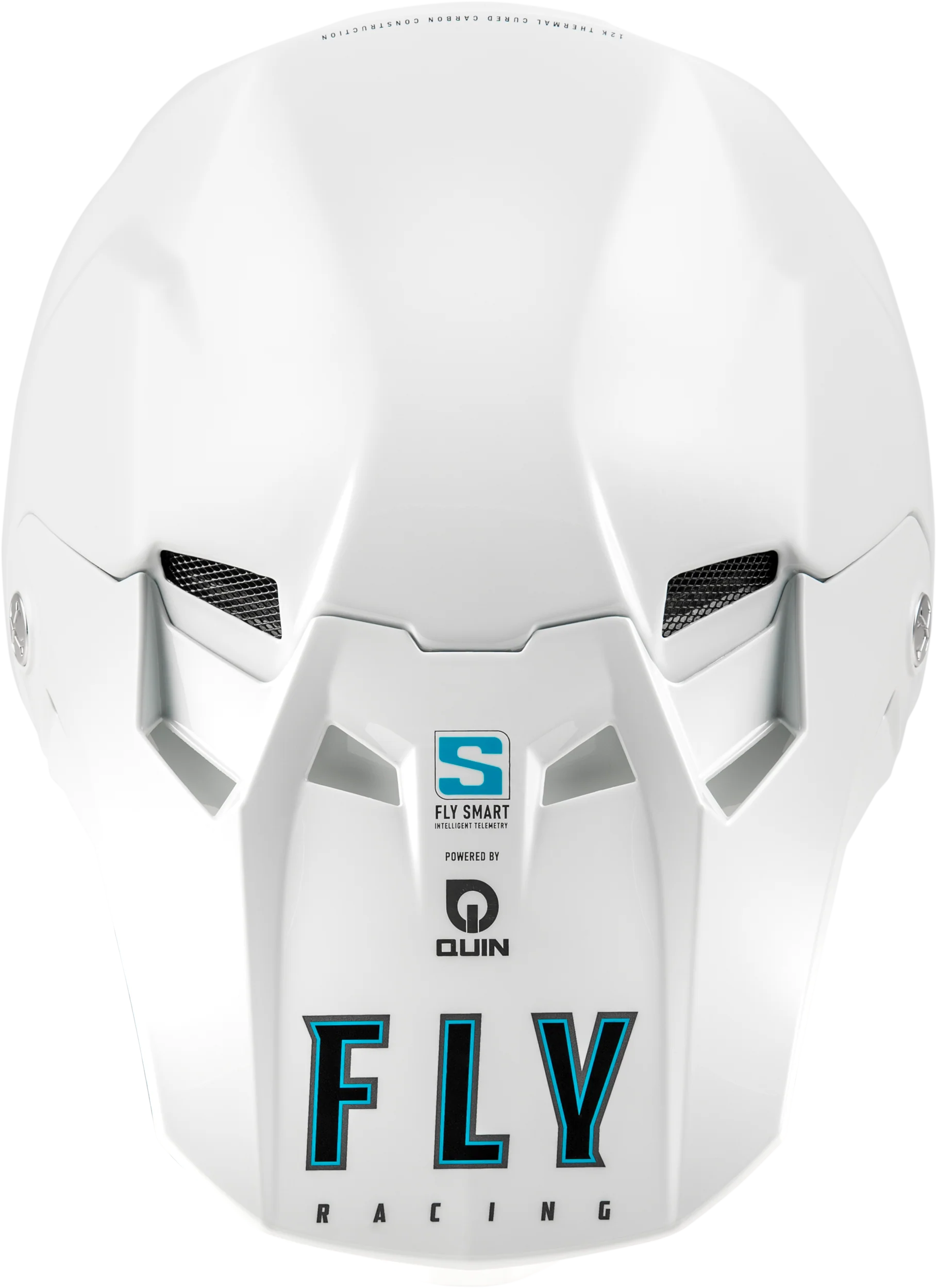 Formula S Carbon Solid Helmet White Sm - Image 3