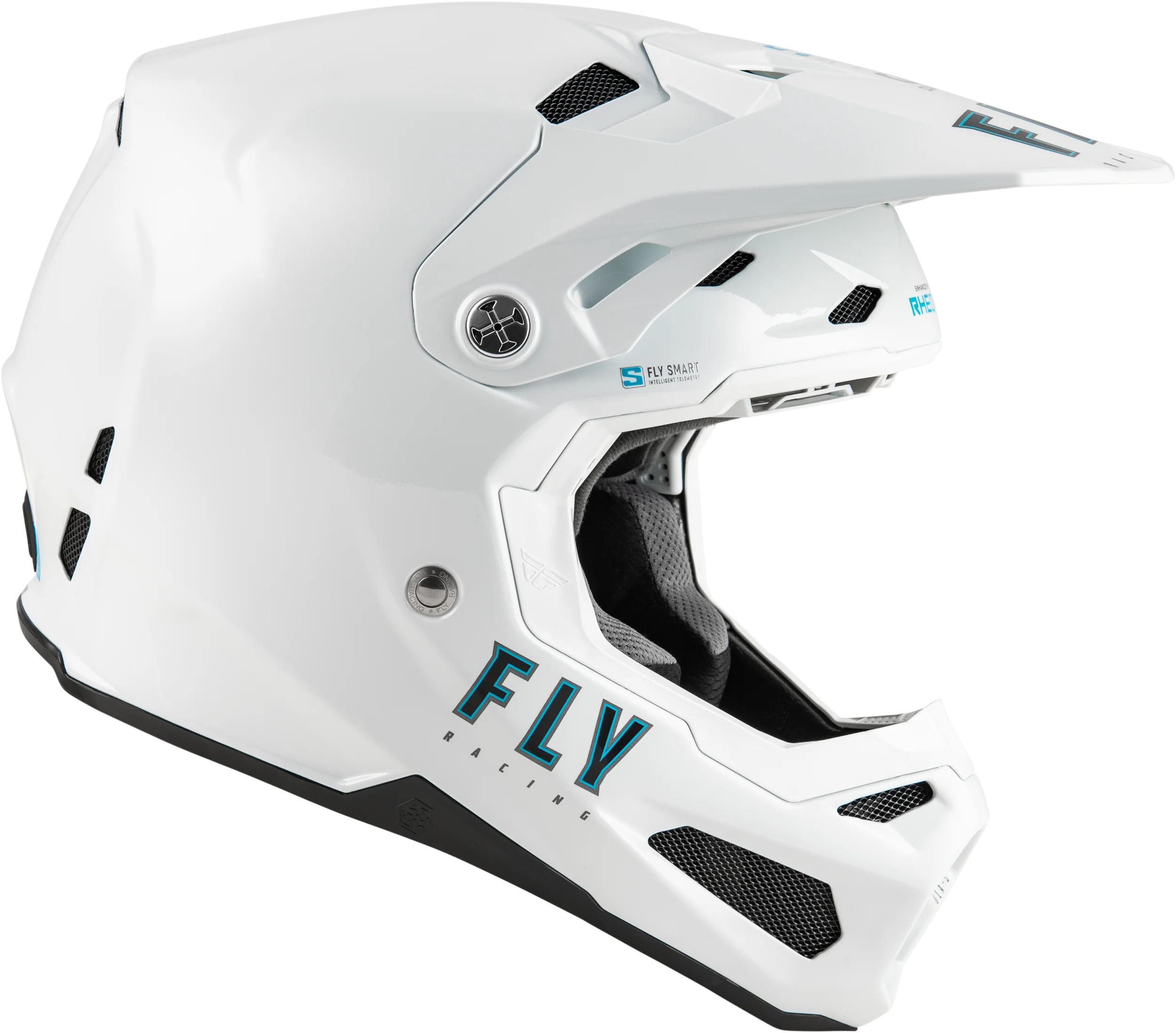 Formula S Carbon Solid Helmet White Sm - Image 4