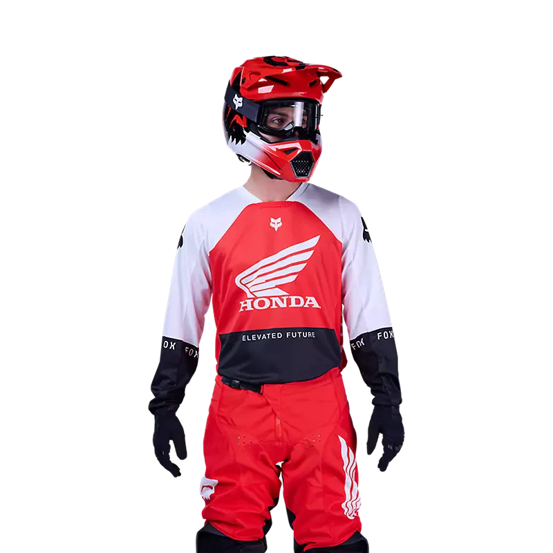 Fox Racing - 180 Honda Jersey - Flo Red - Image 3