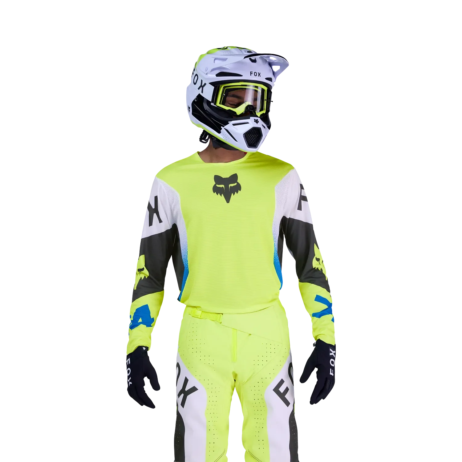 Fox Racing - 360 Time Jersey - Flo Yellow - M - Image 3