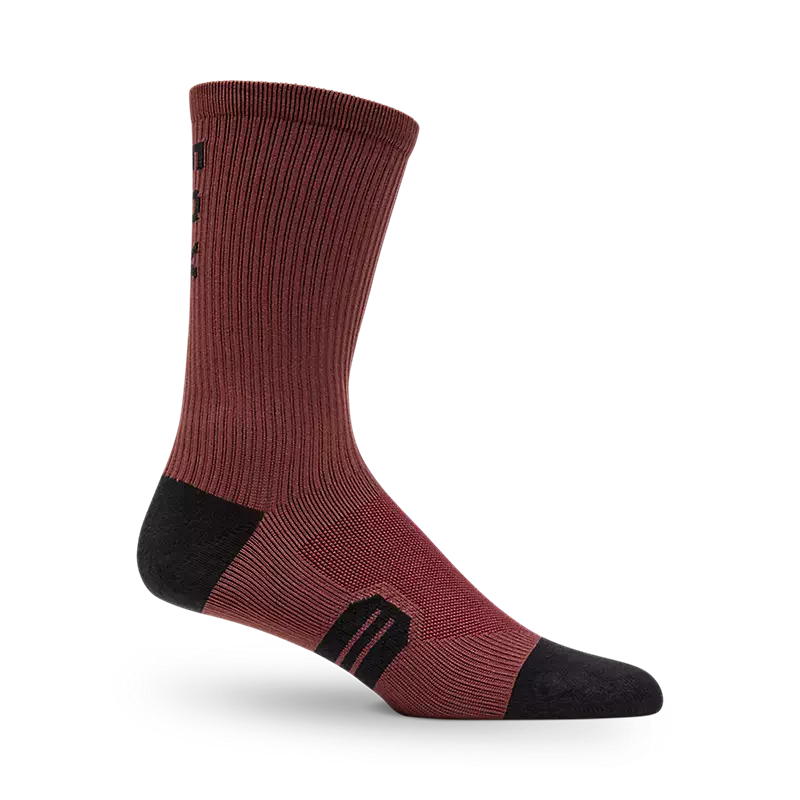 Fox Racing - 8 inch Ranger Sock - Rust Brown - S/M