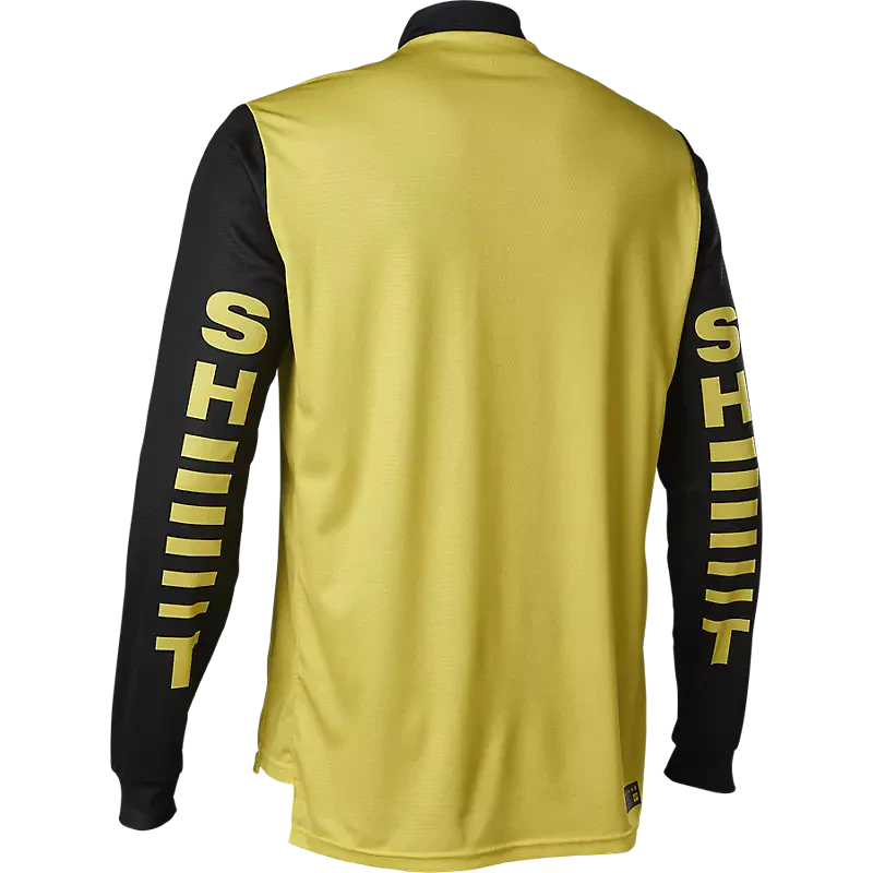 Fox Racing - Defend Ls Jersey Supertrick - Pr Ylw - L - Image 2
