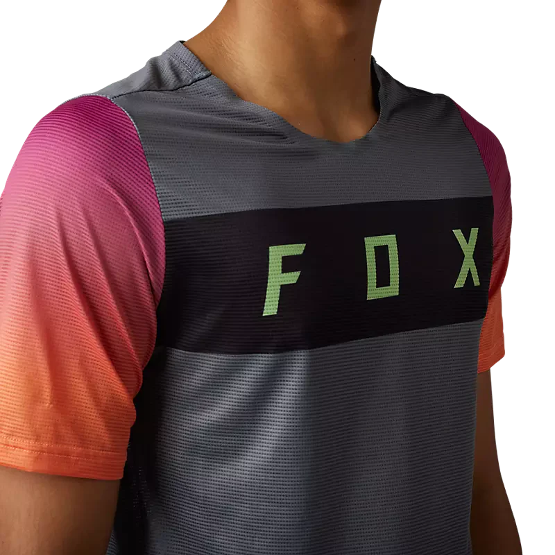 Fox Racing - Flexair Arcadia SS Jersey - Pewter - M - Image 4
