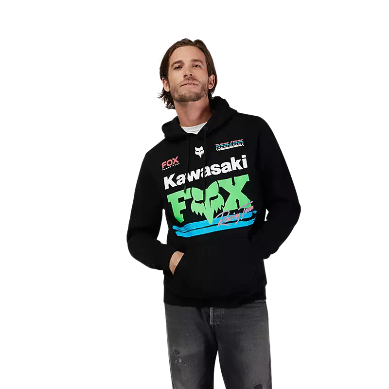 Fox Racing - Kawasaki Fleece PO - Black Hoodie - Image 3