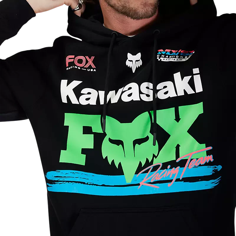 Fox Racing - Kawasaki Fleece PO - Black Hoodie - Image 5