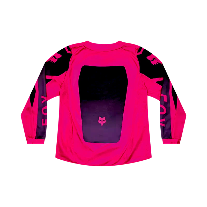 Fox Racing - Kids Girls 180 Shield Jersey - Black/Pink - Image 2