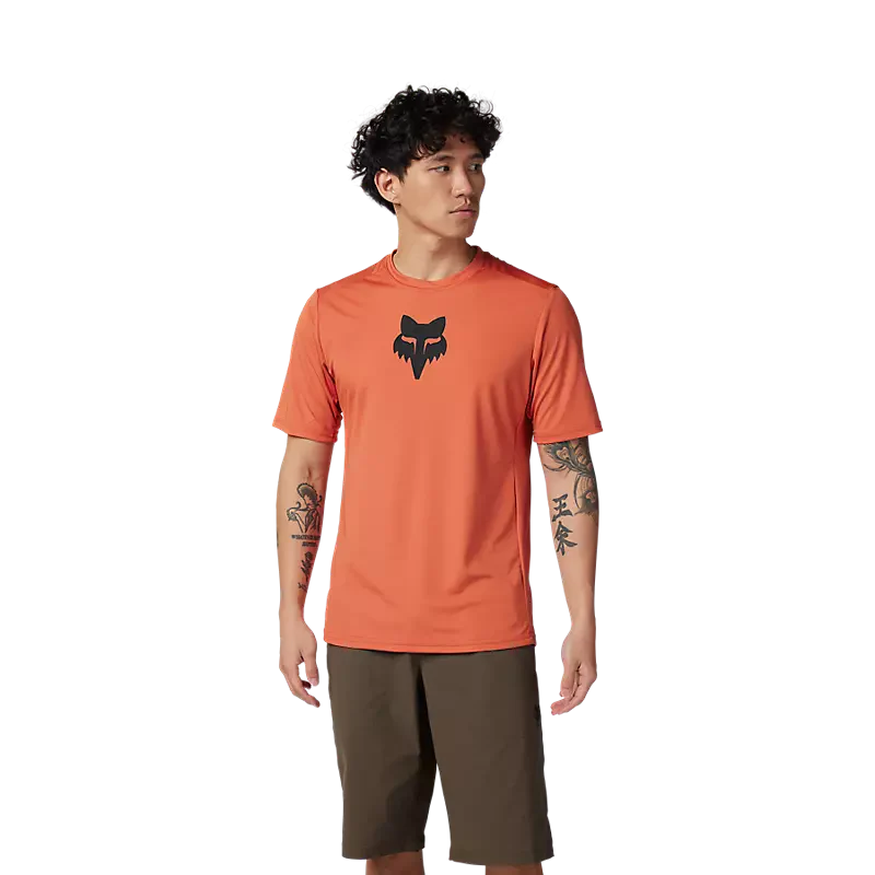 Fox Racing - Ranger Lab Head SS Jersey - Atomic Orange - M - Image 3