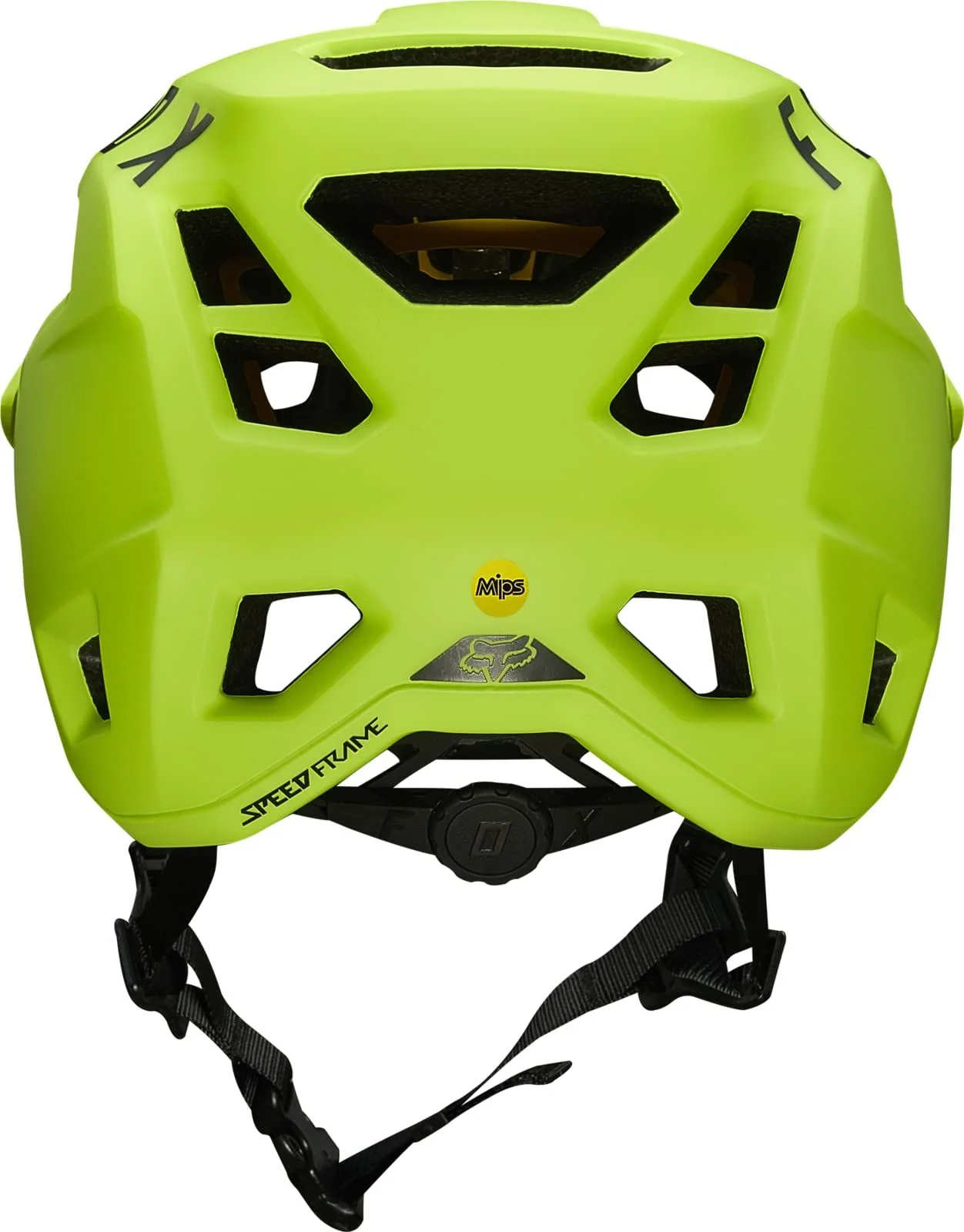 Fox Racing - Speedframe Helmet - Flo Yellow - M (open Box) - Image 4