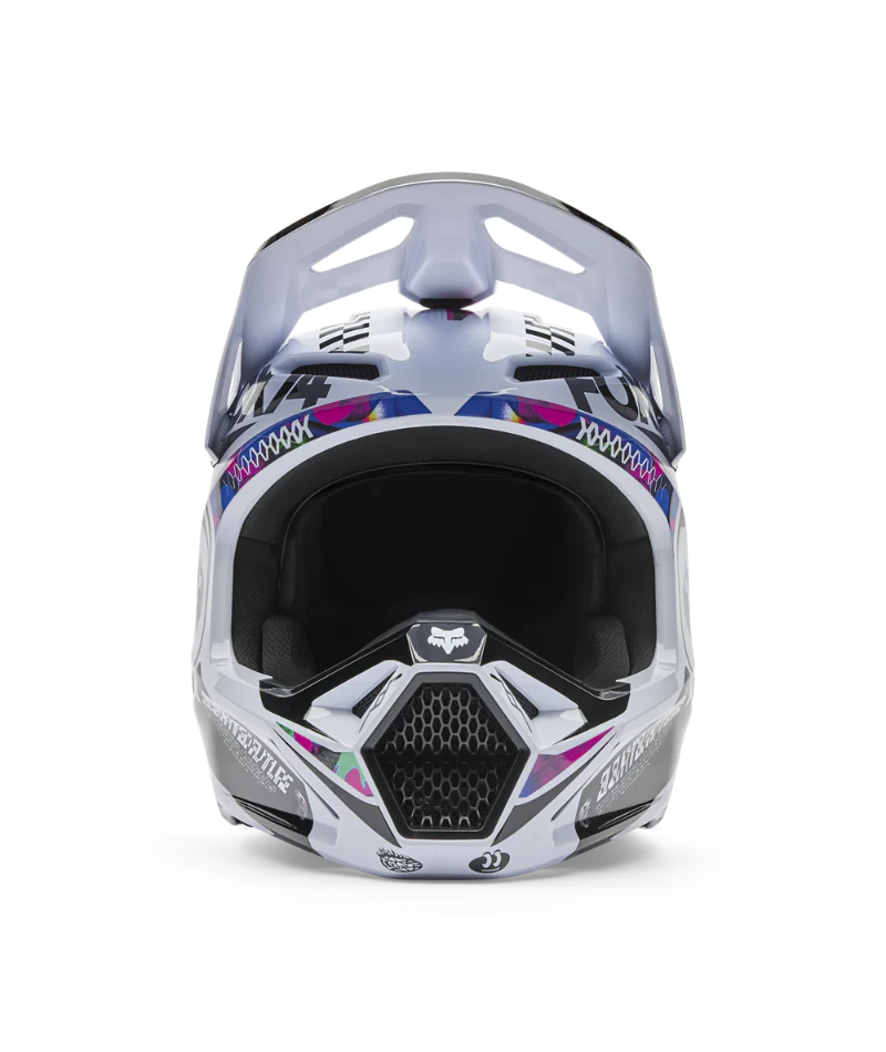 Fox Racing - V1 Image Cosmo Helmet - White/Black - Image 3