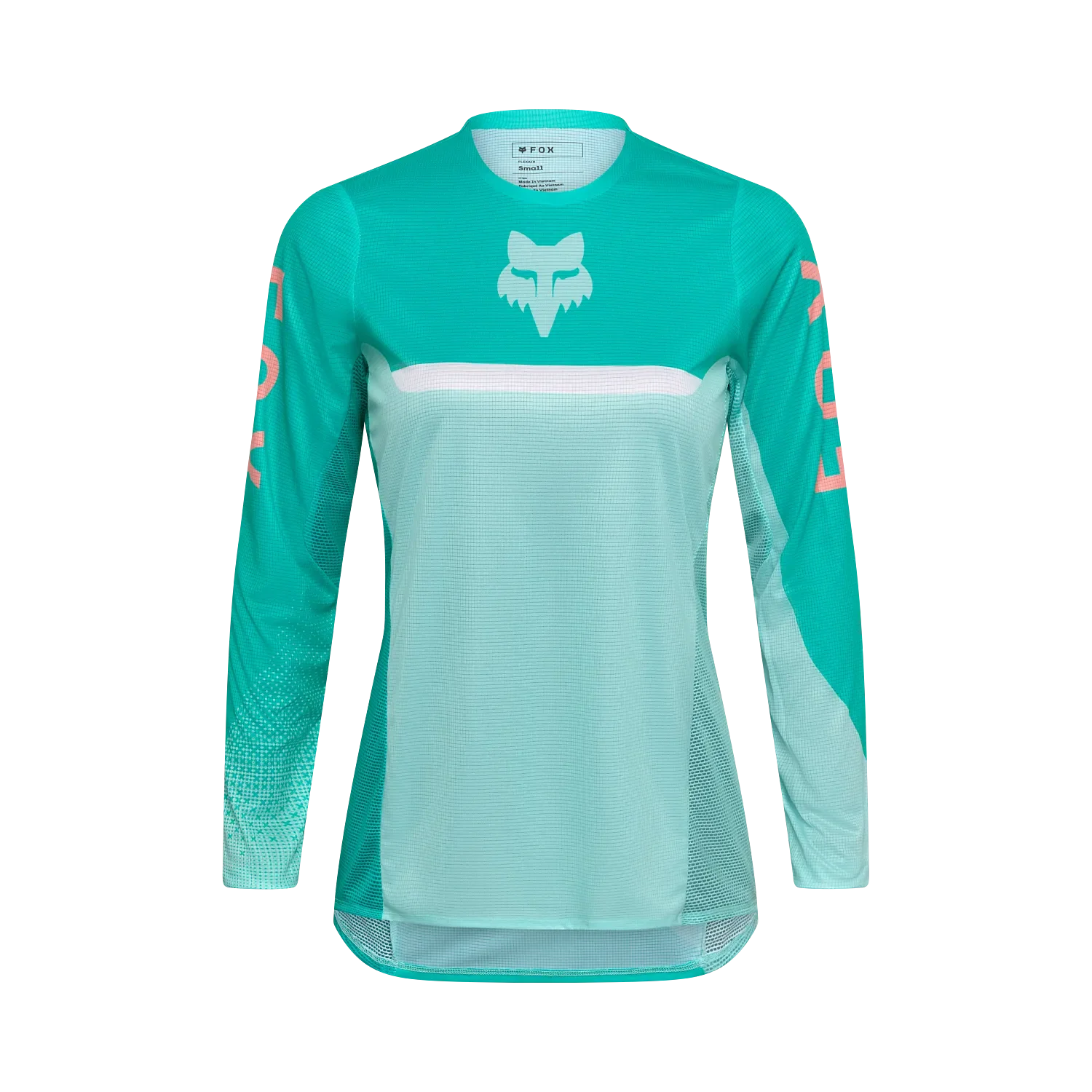 Fox Racing - Woman's Flexair Fracture Jersey - Aqua - S
