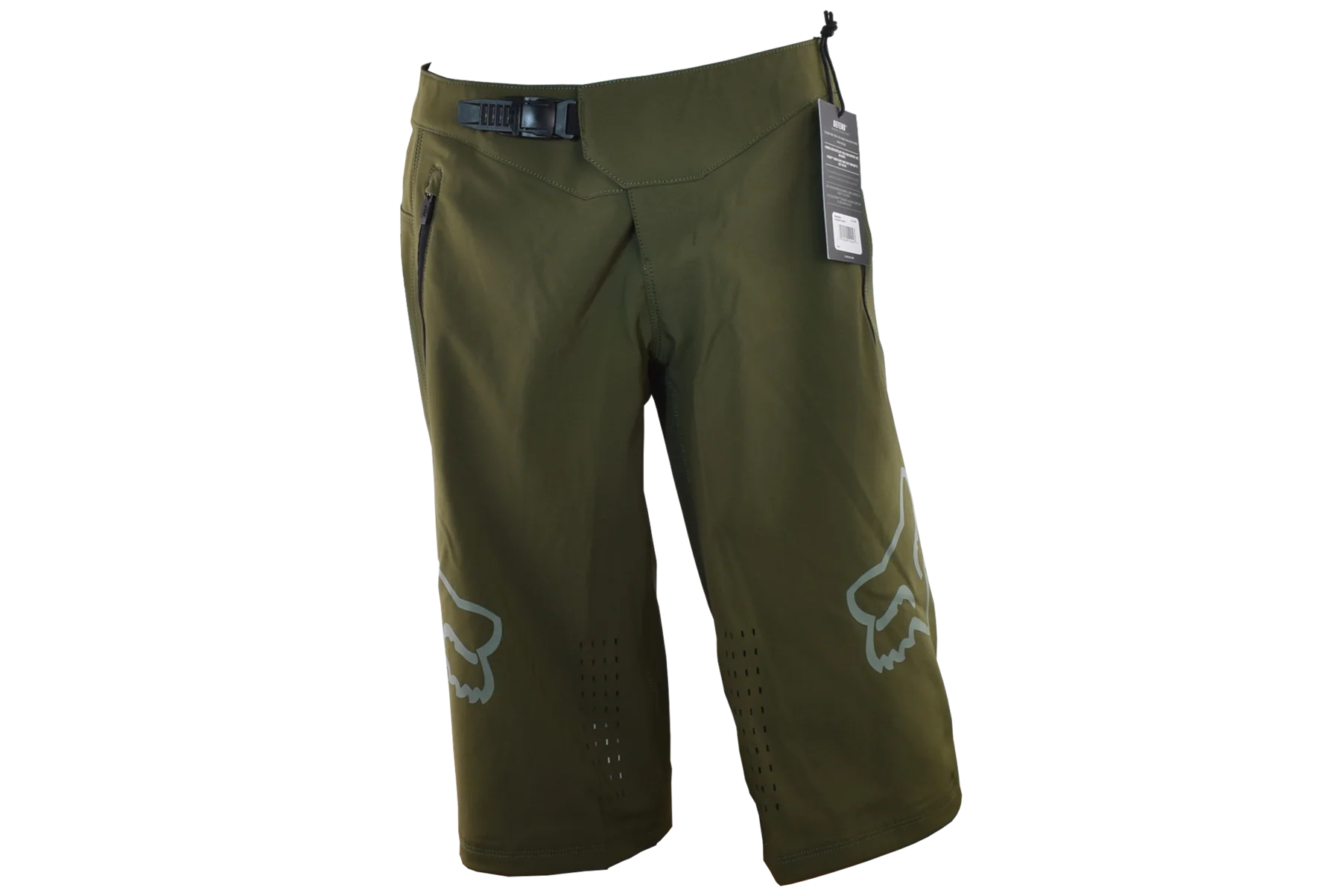 Fox Racing - Womens Defend Short - Olive Green - S - Image 2