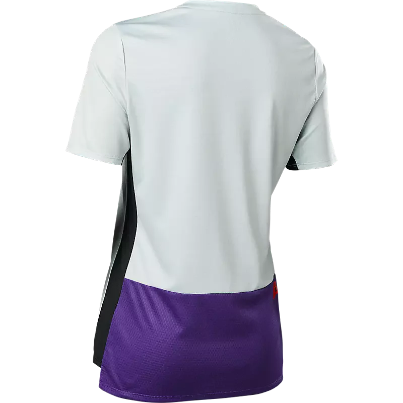 Fox Racing - Womens Defend Special Edition SS Jersey - Boulder Grey - S - Image 2