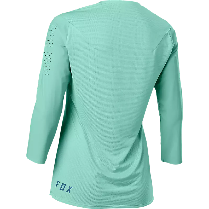 Fox Racing - Womens Flexair 3/4 Sleeve Jersey - Jade Green - S - Image 2