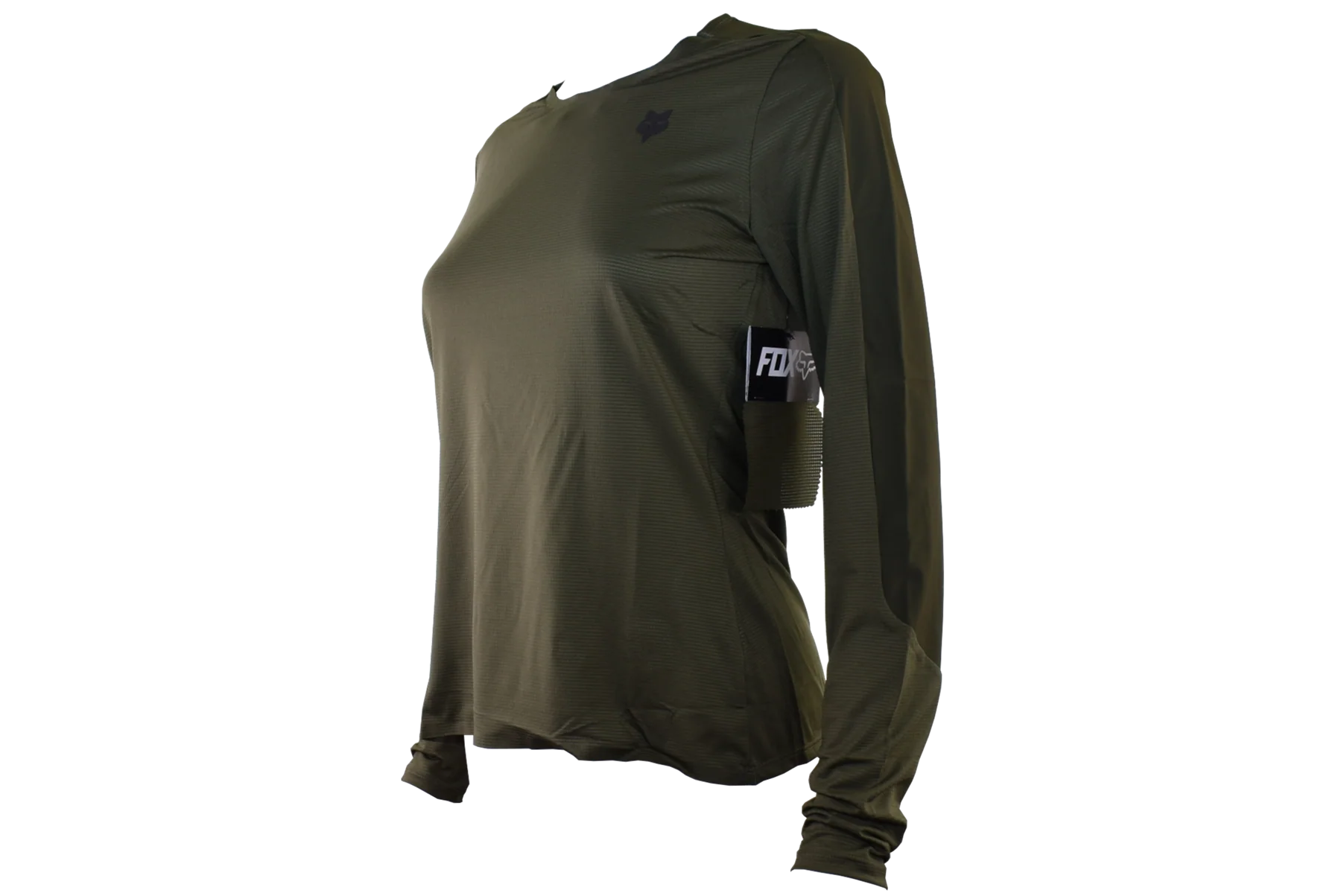 Fox Racing - Womens Flexair Ascent Long Sleeve Jersey - Olive Green - S - Image 2