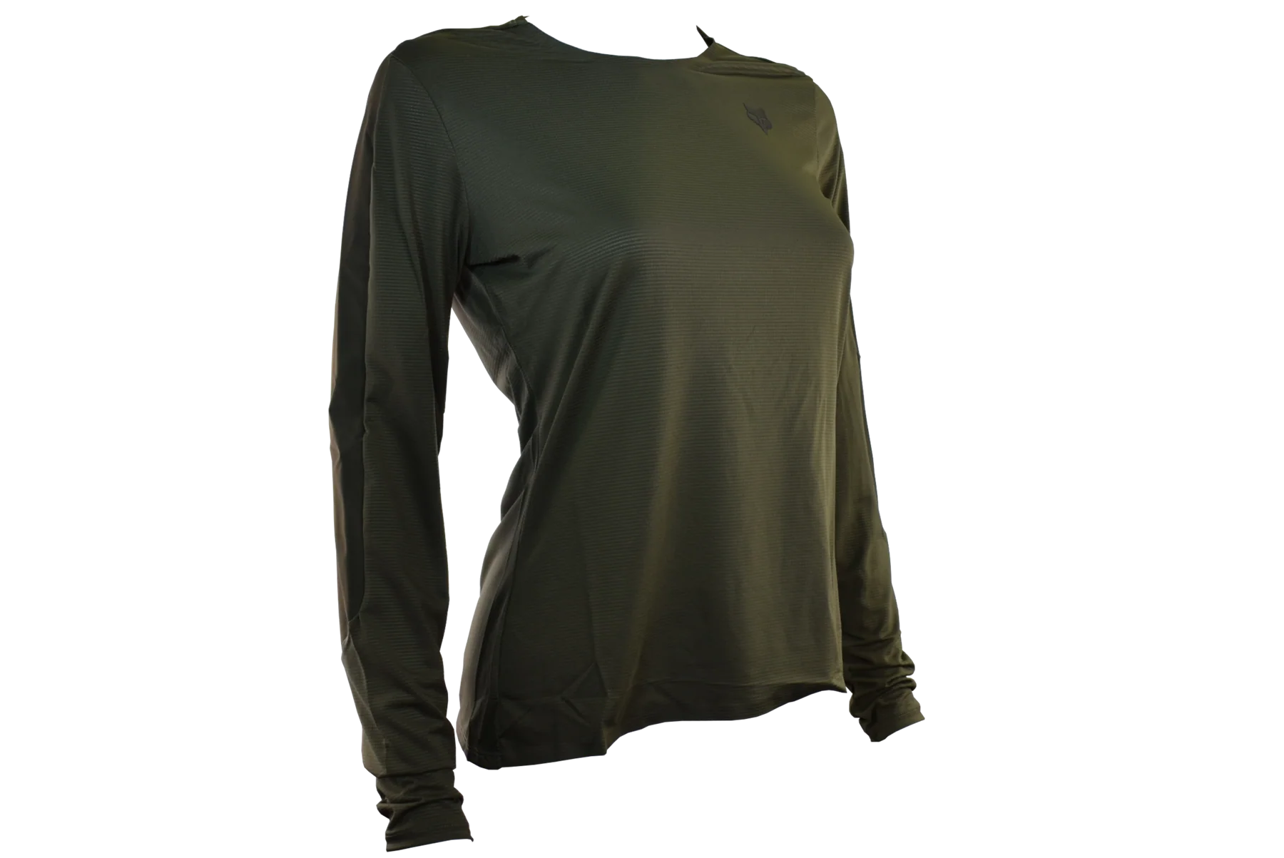 Fox Racing - Womens Flexair Ascent Long Sleeve Jersey - Olive Green - S - Image 5