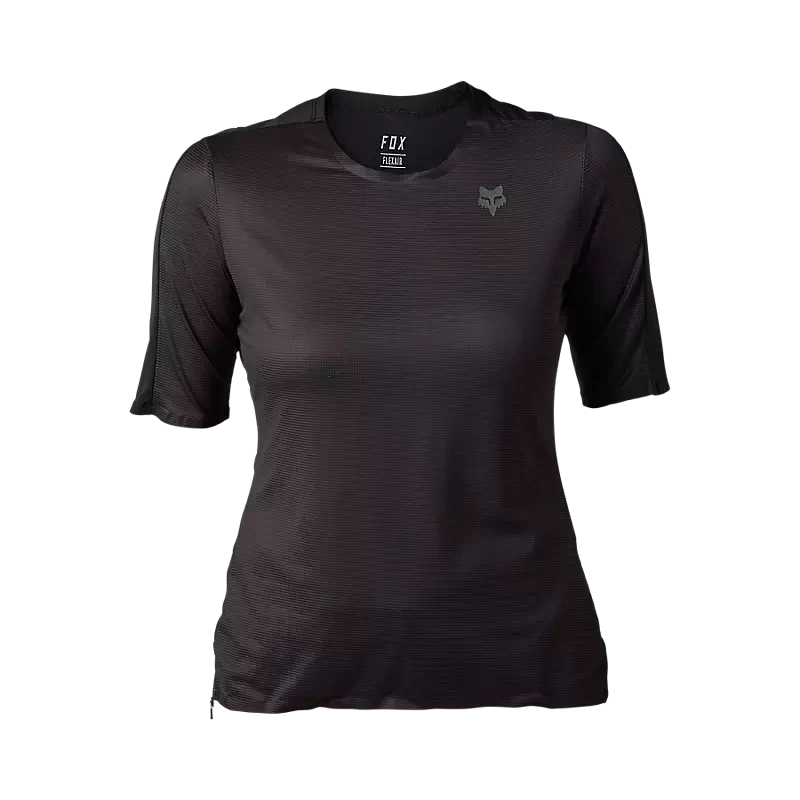 Fox Racing - Womens Flexair Ascent Ss Jersey - Blk - S