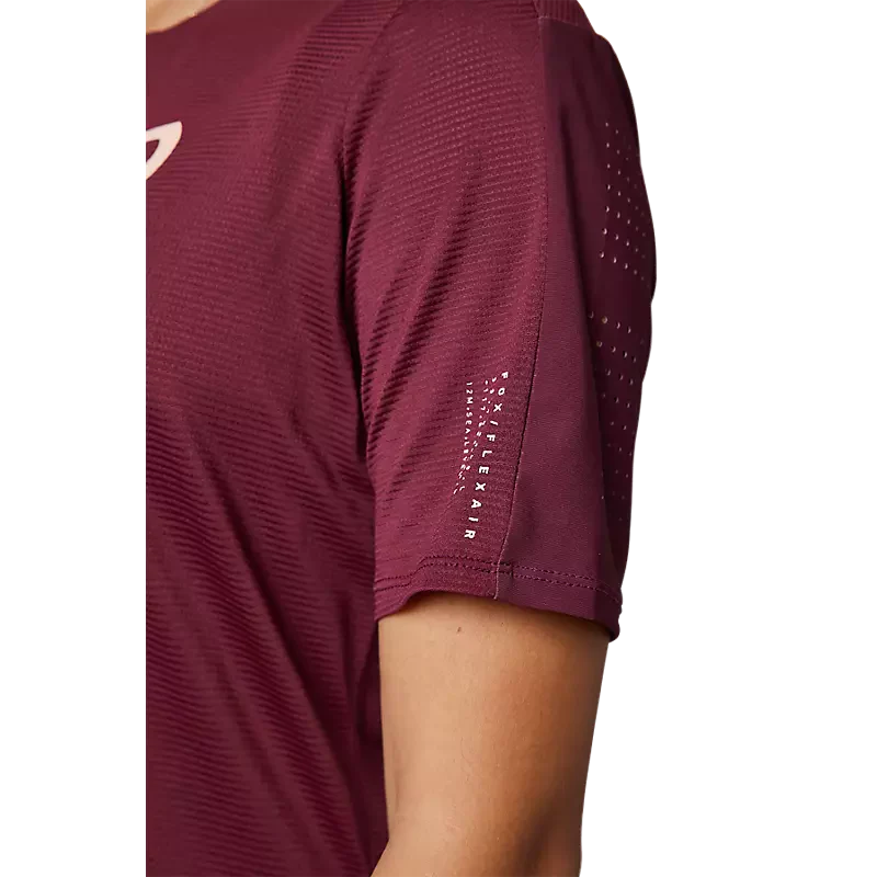 Fox Racing - Womens Flexair Ss Jersey - Drk Mrn - S - Image 4
