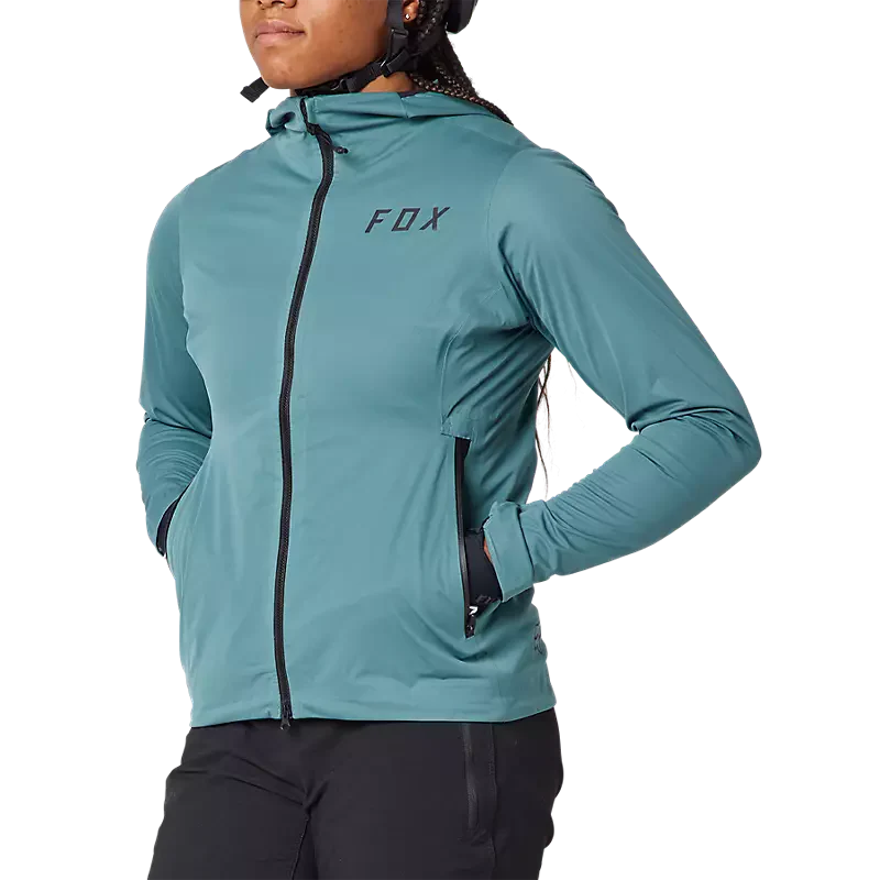 Fox Racing - Womens Flexair Water Jacket - Sea Fm - S - Image 2