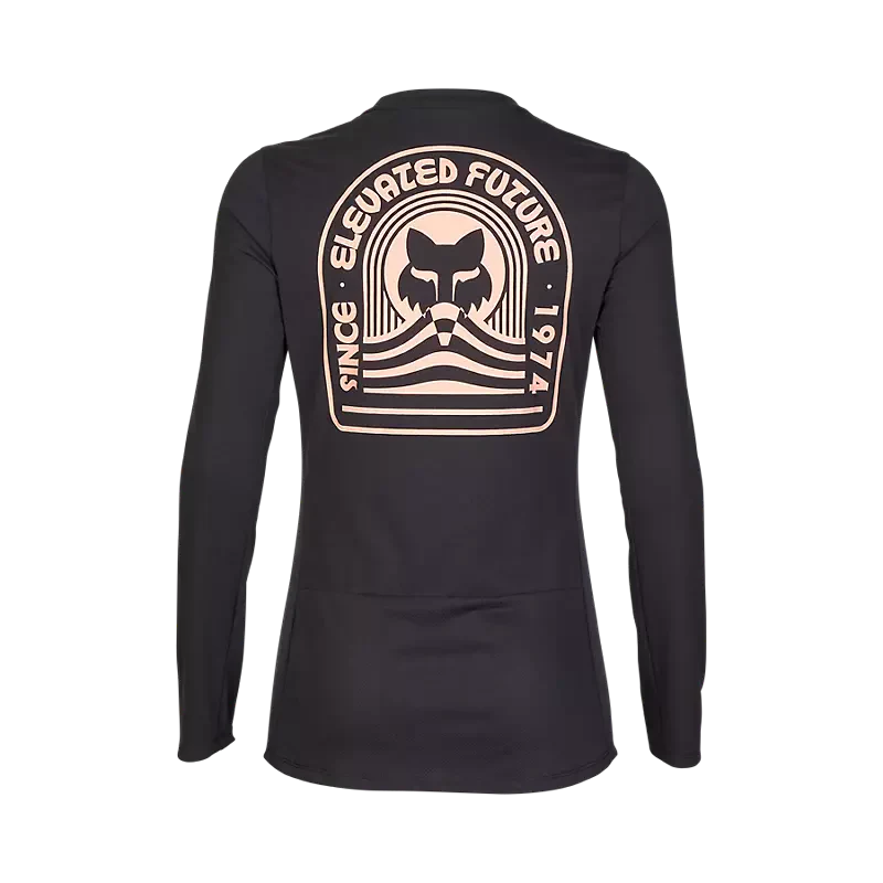 Fox Racing - Womens Ranger Dr Ls Jersey - Blk - S - Image 2