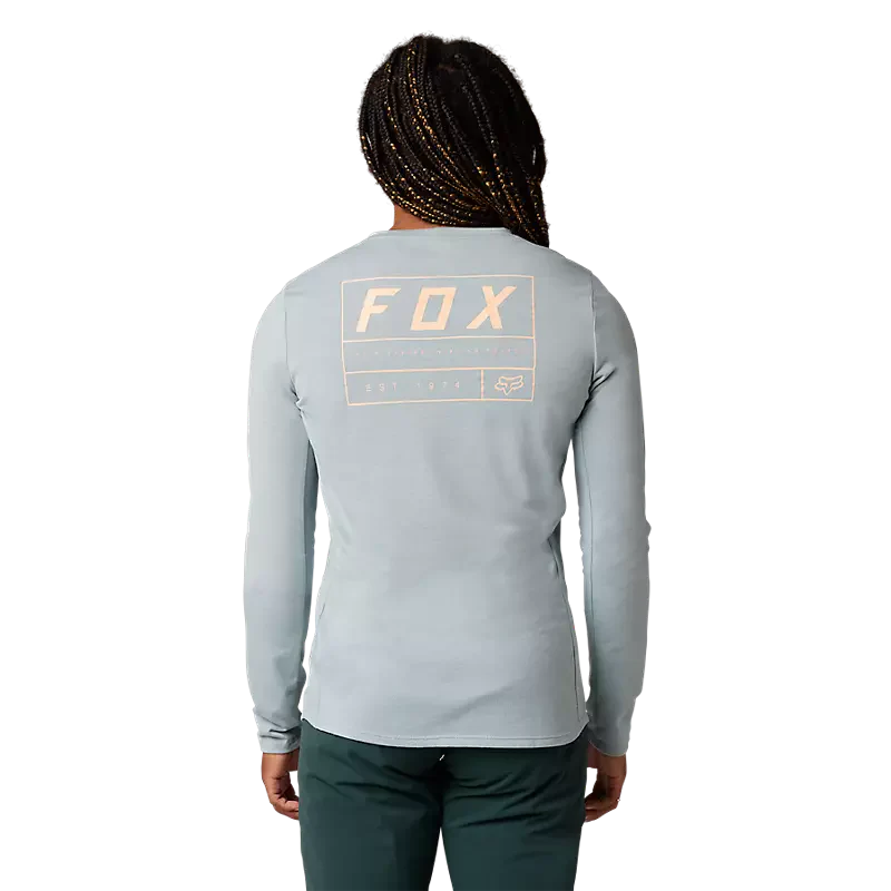 Fox Racing - Womens Ranger Dr Ls Jersey - Gmtl - S - Image 2