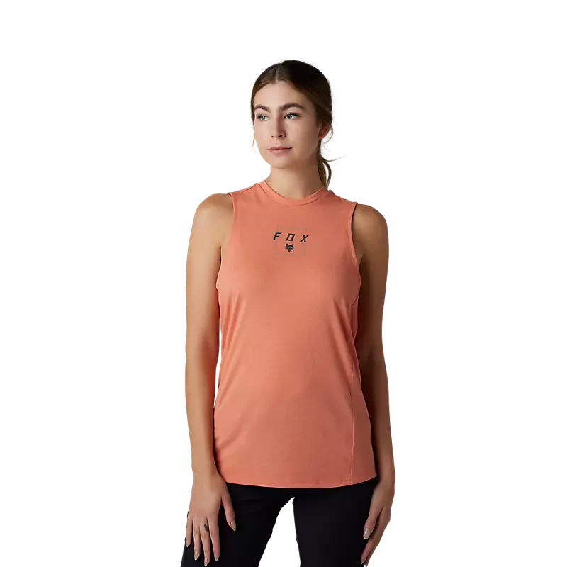 Fox Racing - Womens Ranger Dr Tank - Slmn - S - Image 2