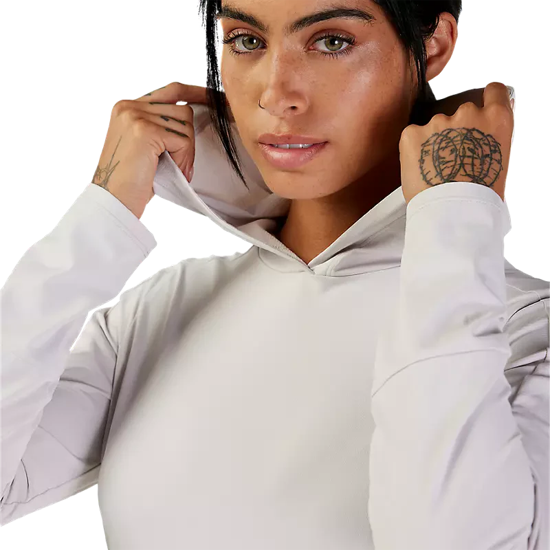 Fox Racing - Women's Ranger Long Sleeve Sun Shirt - Vintage White - S - Image 6