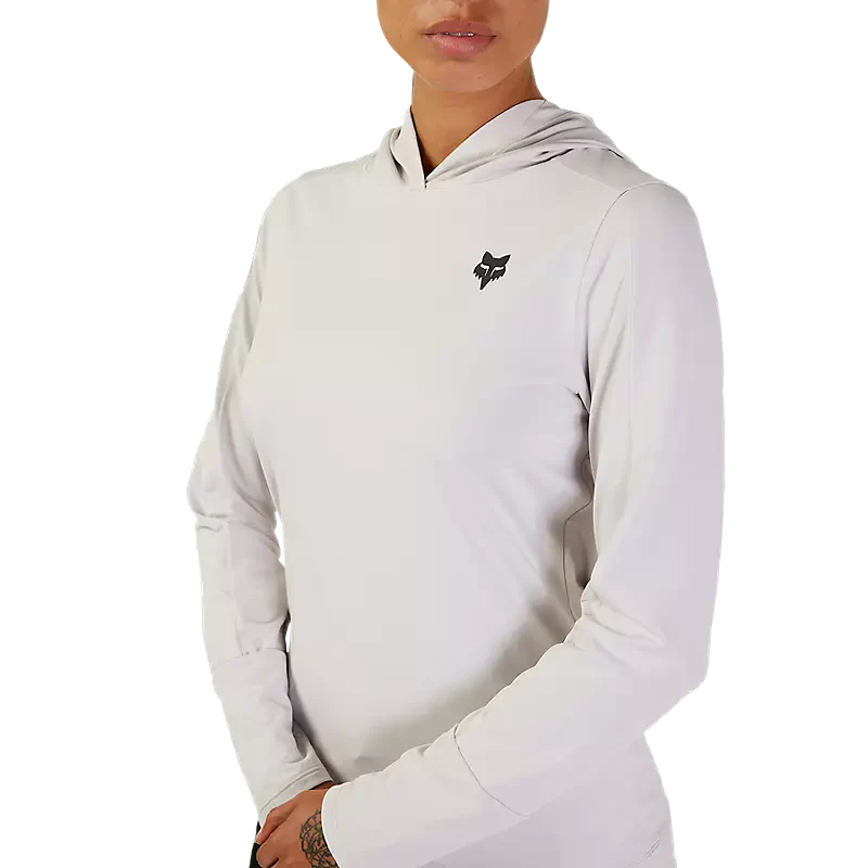Fox Racing - Women's Ranger Long Sleeve Sun Shirt - Vintage White - S - Image 7