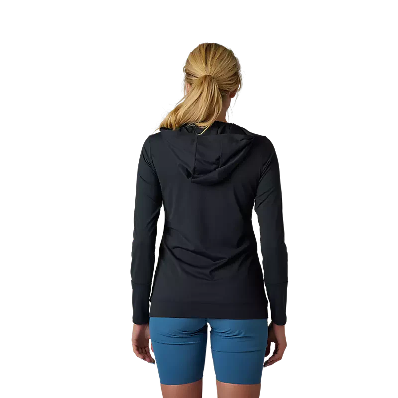 Fox Racing - Womens Ranger Ls Sun Shirt - Blk - S - Image 3