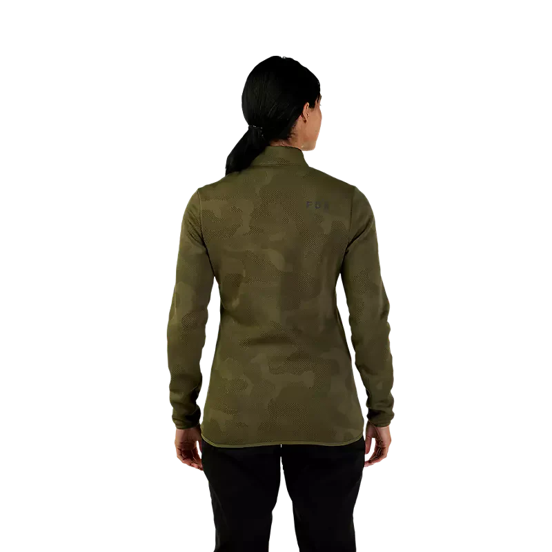 Fox Racing - Womens Ranger Mid-layer Jacket - Olive Green - S - Image 3