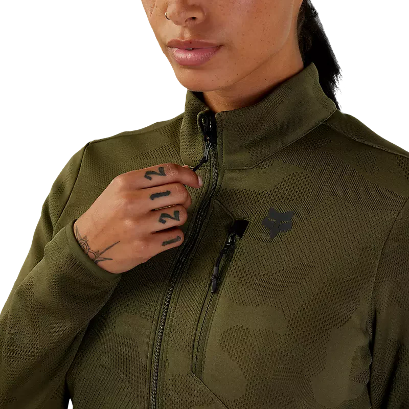 Fox Racing - Womens Ranger Mid-layer Jacket - Olive Green - S - Image 4