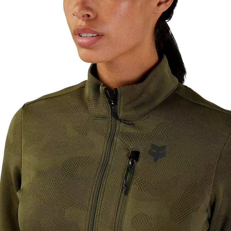 Fox Racing - Womens Ranger Mid-layer Jacket - Olive Green - S - Image 9