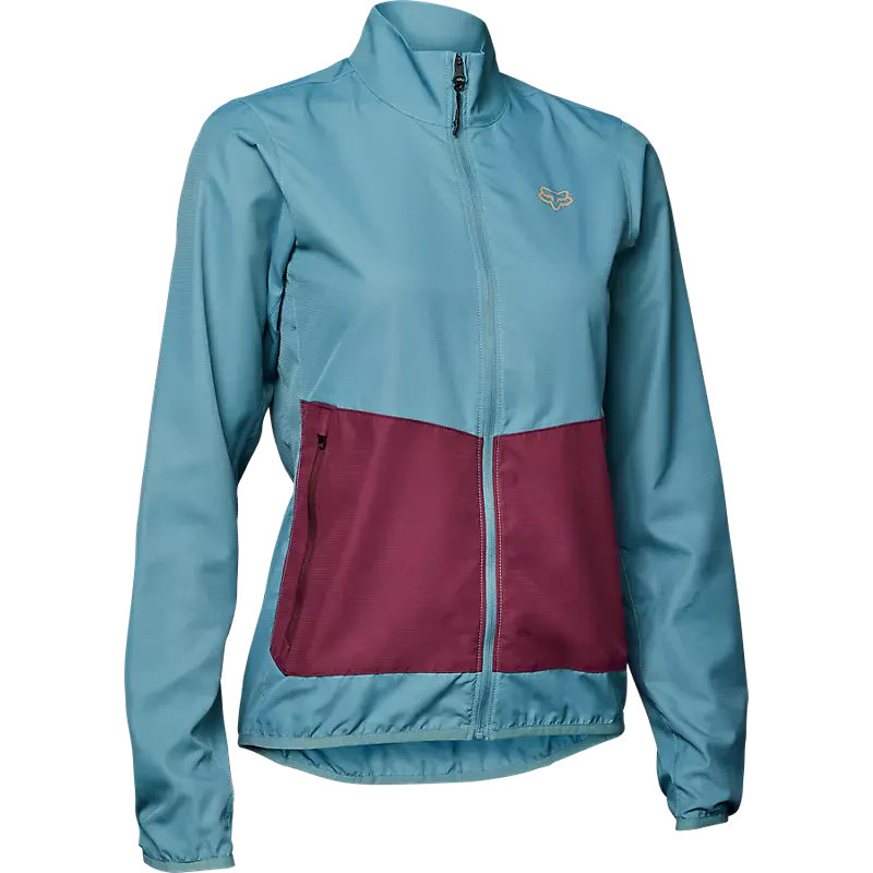 Fox Racing - Womens Ranger Wind Jacket - Sea Fm - S