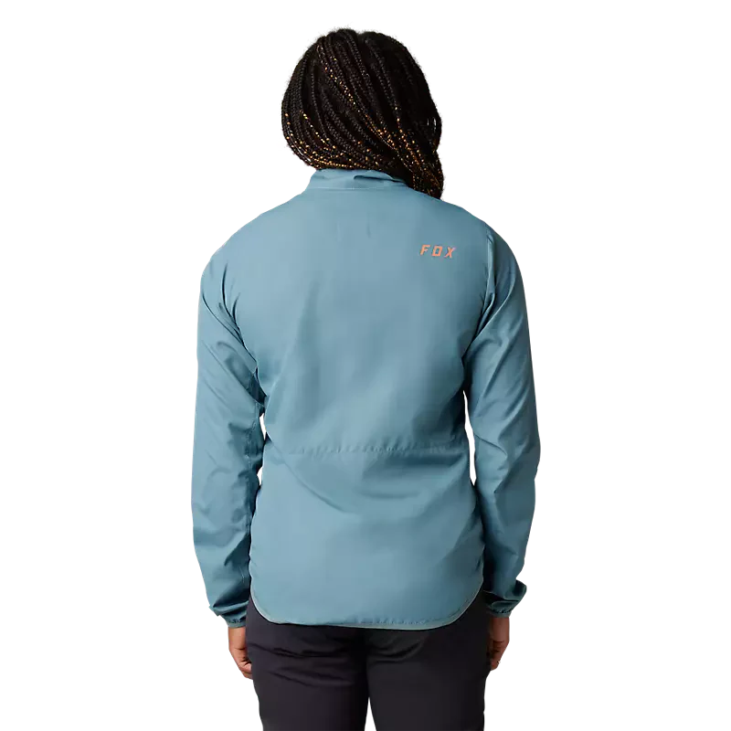 Fox Racing - Womens Ranger Wind Jacket - Sea Fm - S - Image 3