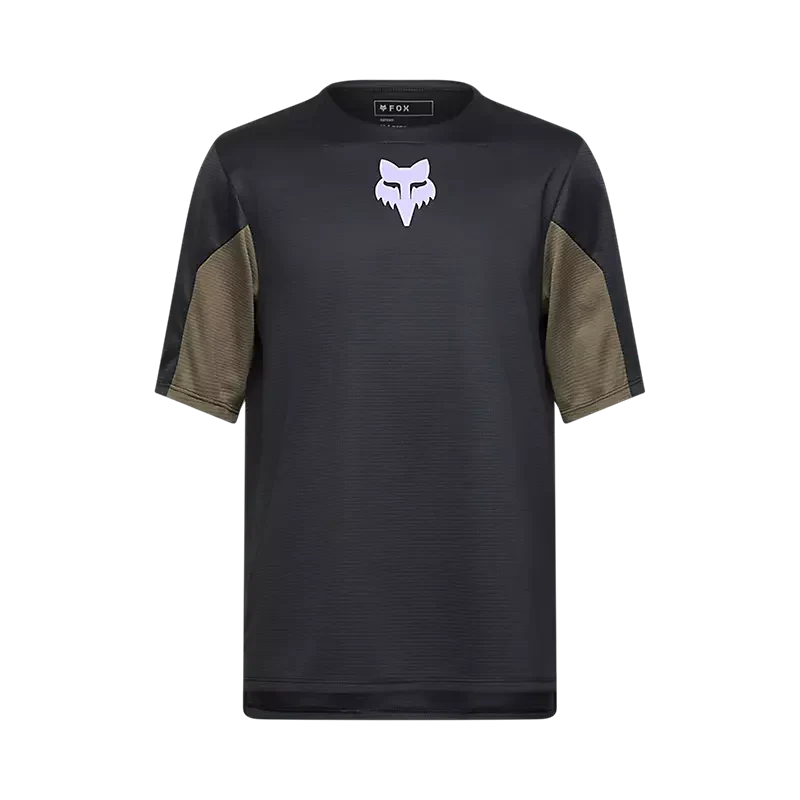 Fox Racing - Yth Defend SS Jersey Park - Black - YL