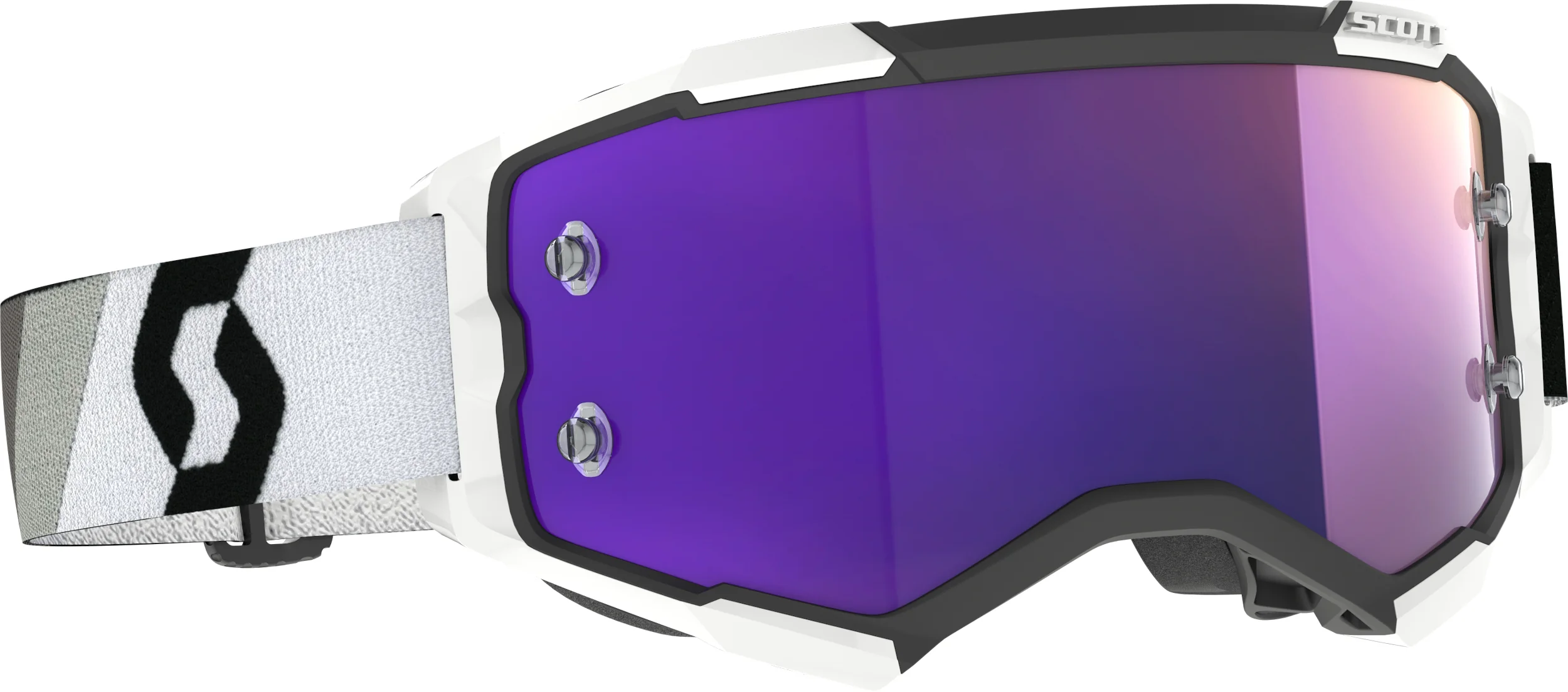Fury Goggle Prem Blk/Wht Prp Chrome Works