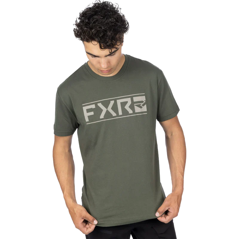 FXR Racing - M Victory Premium T-Shirt 24 - Army/Stone - 3XL - Image 3