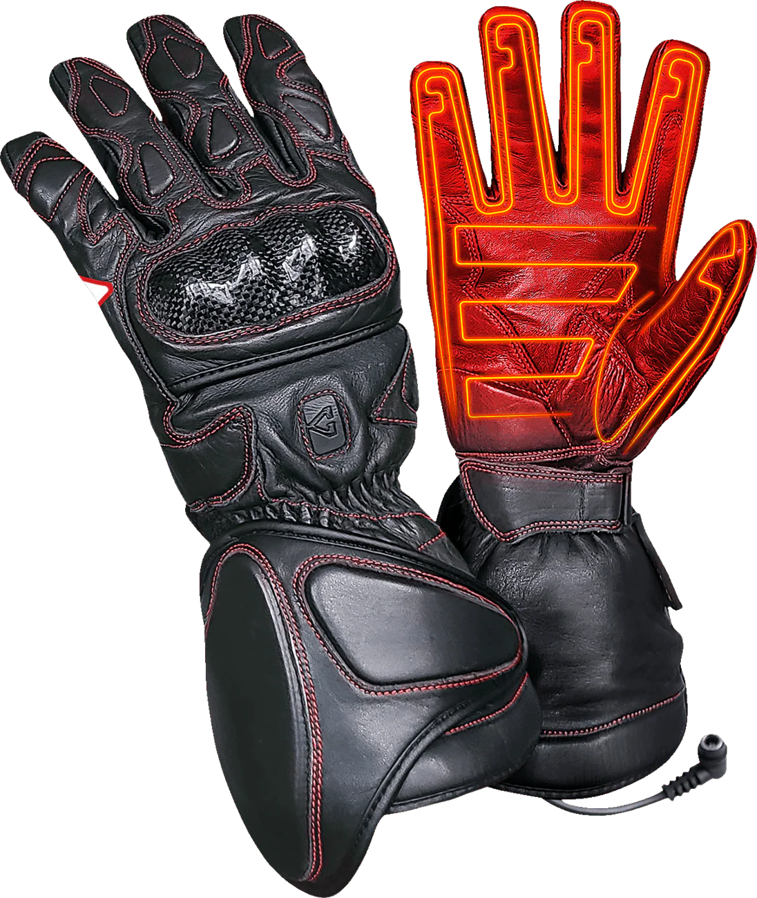 GERBING HEATED CLOTHING 12V Extreme Hard Knuckle Heated Gloves - Black - XL GEREXGL12BXL - Image 4