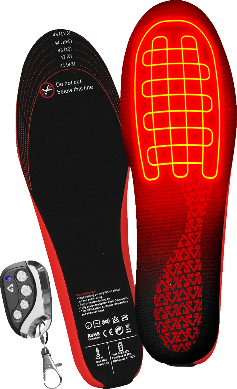 GERBING HEATED CLOTHING 3V Rechargeable Heated Insoles with Remote - Small/Medium GERINS3VSM - Image 2