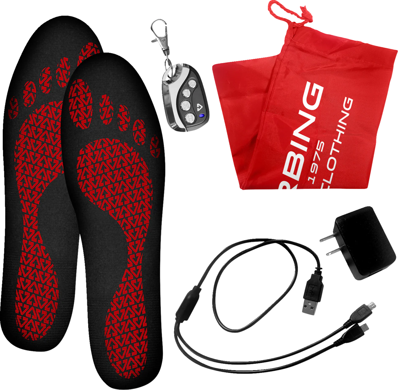 GERBING HEATED CLOTHING 3V Rechargeable Heated Insoles with Remote - Small/Medium GERINS3VSM - Image 3
