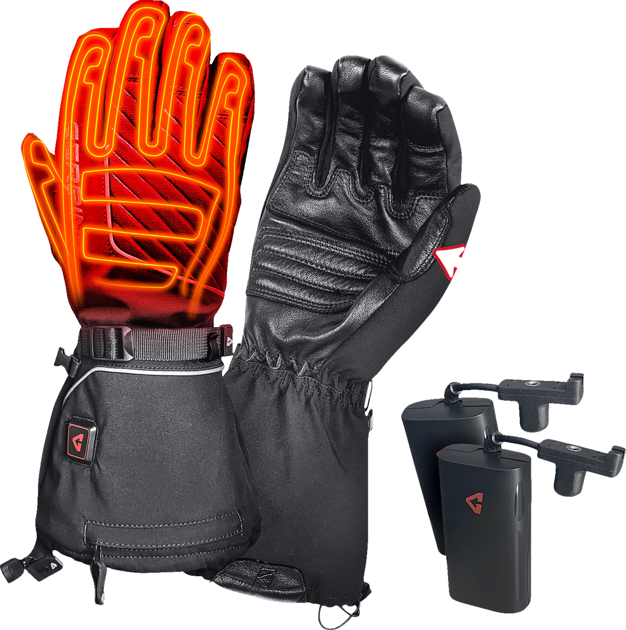 GERBING HEATED CLOTHING 7V Atlas Ultra-Flex Battery Heated Gloves - Black - XL GERAFGV7VMXL - Image 4